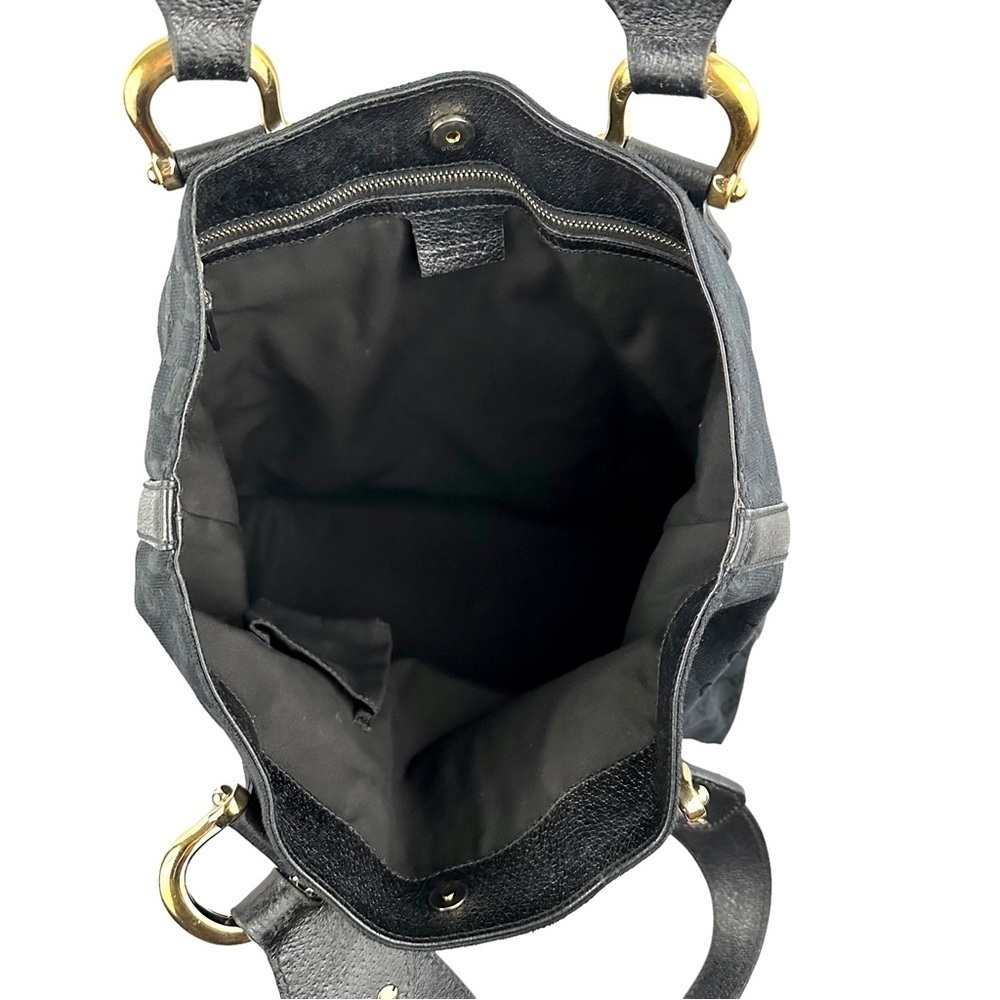 GUCCI oversized signature monogram canvas hobo tote bag - Picture 7 of 16